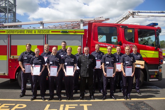 12 new wholetime firefighters