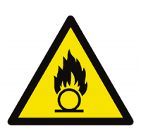Oxidising hazard icon