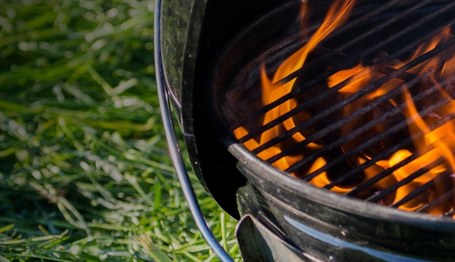 Barbecue fire safety